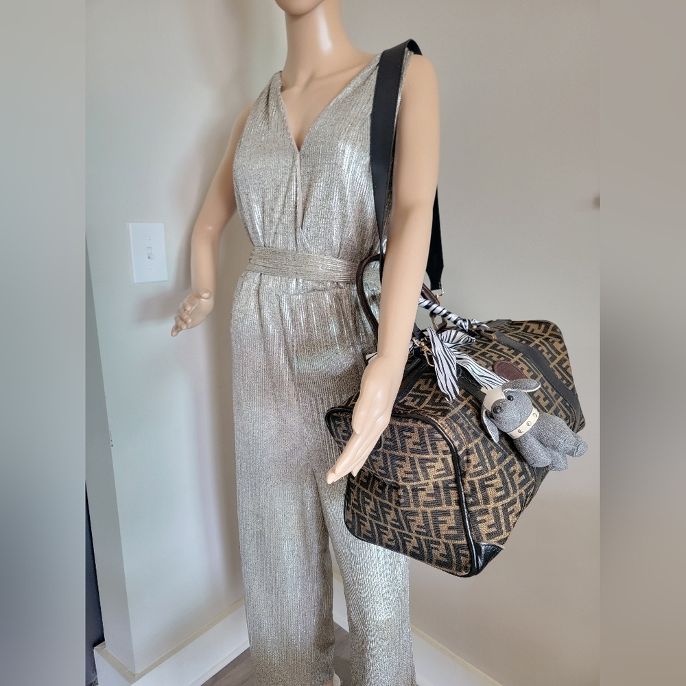 Limited-time Deal⏰️ RARE Authentic Fendi Zucca Boston travel bag